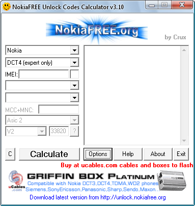 Nokia free unlock code calculator v3.10 download free